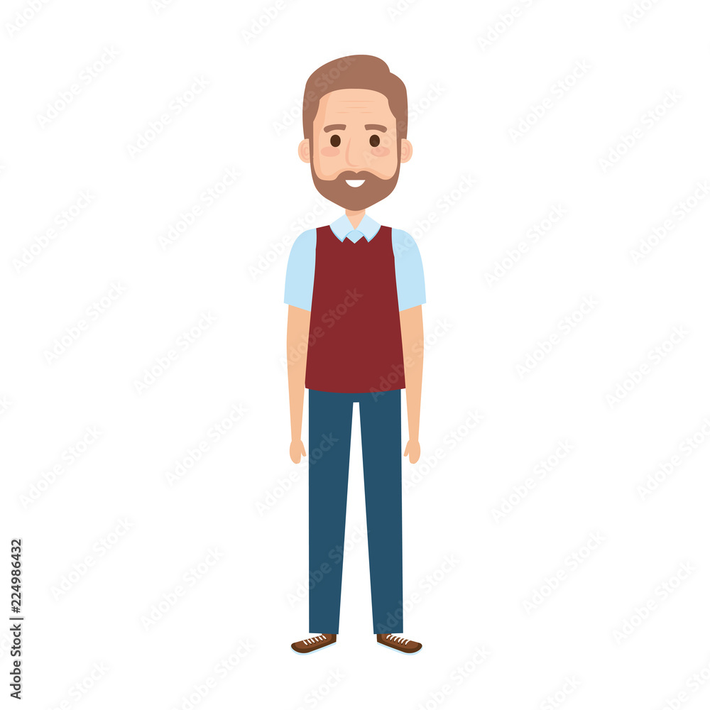 old man with beard avatar character old man with beard avatar character