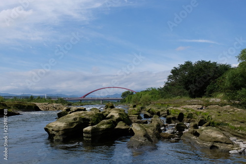 Wallpaper Mural 昭島市多摩川の地層 Torontodigital.ca