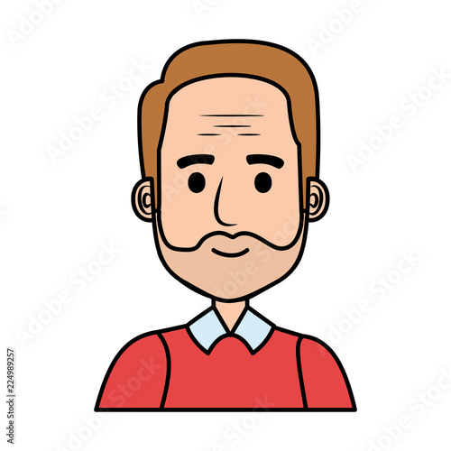 old man with beard avatar character