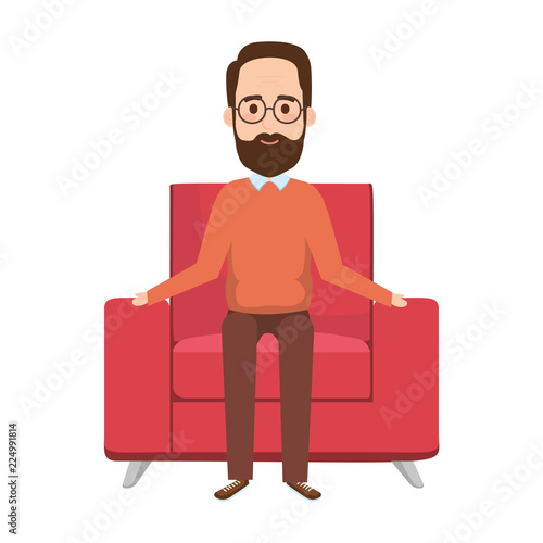 old man in the sofa avatar character
