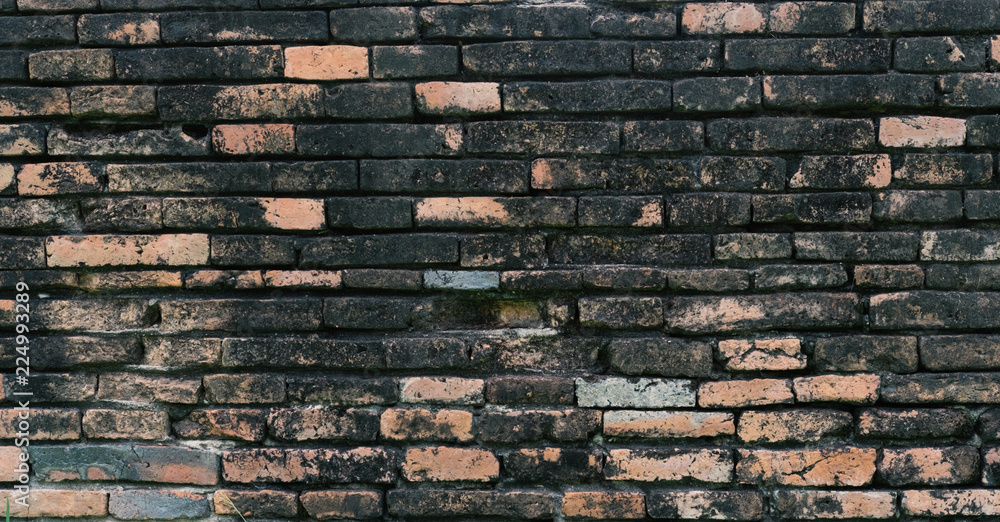 Naklejka premium Old brick wall or grunge background.