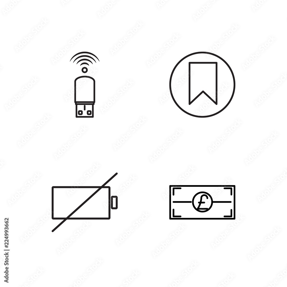 business simple outlined icons set business simple outlined icons set