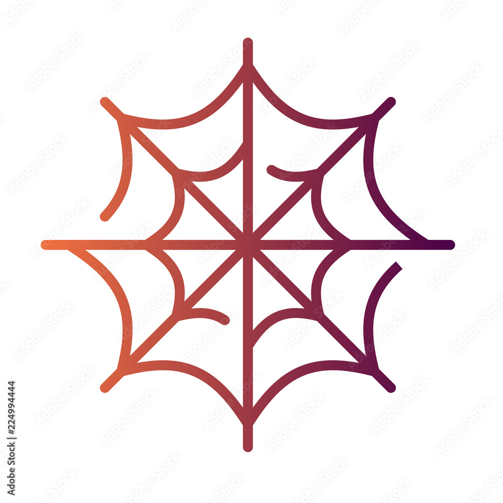 Spiderweb LineGradient illustration Spiderweb LineGradient illustration