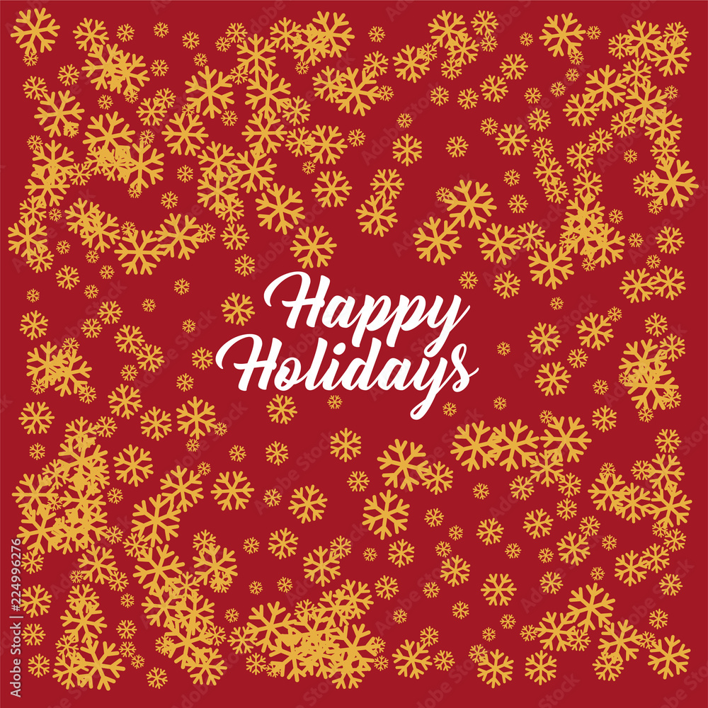 Winter red background with snowflakes. Vector Illustration. Winter red background with snowflakes. Vector Illustration.