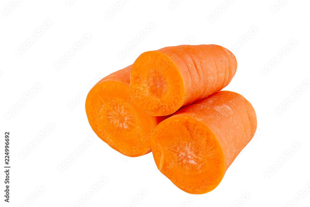 Carrots isolated on white background With clipping path Carrots isolated on white background With clipping path