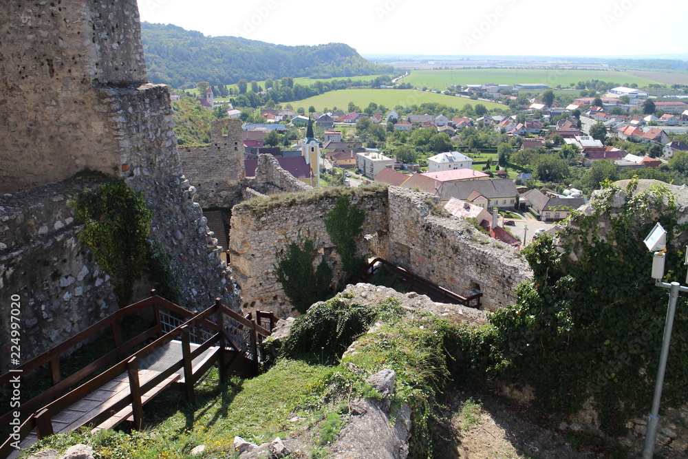 Ruins of Beckov castle, Slovakia