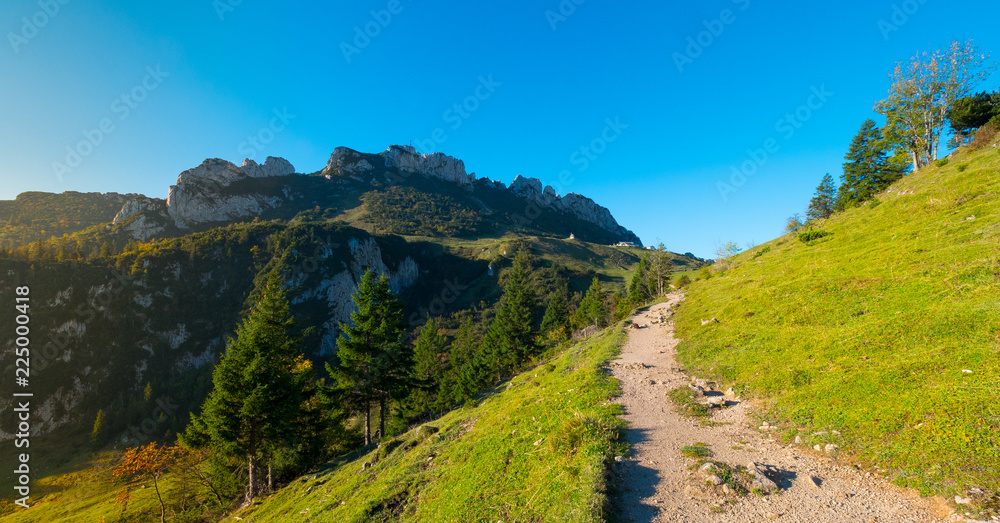 Kampenwand and Chiemgau alps in autumn Kampenwand and Chiemgau alps in autumn