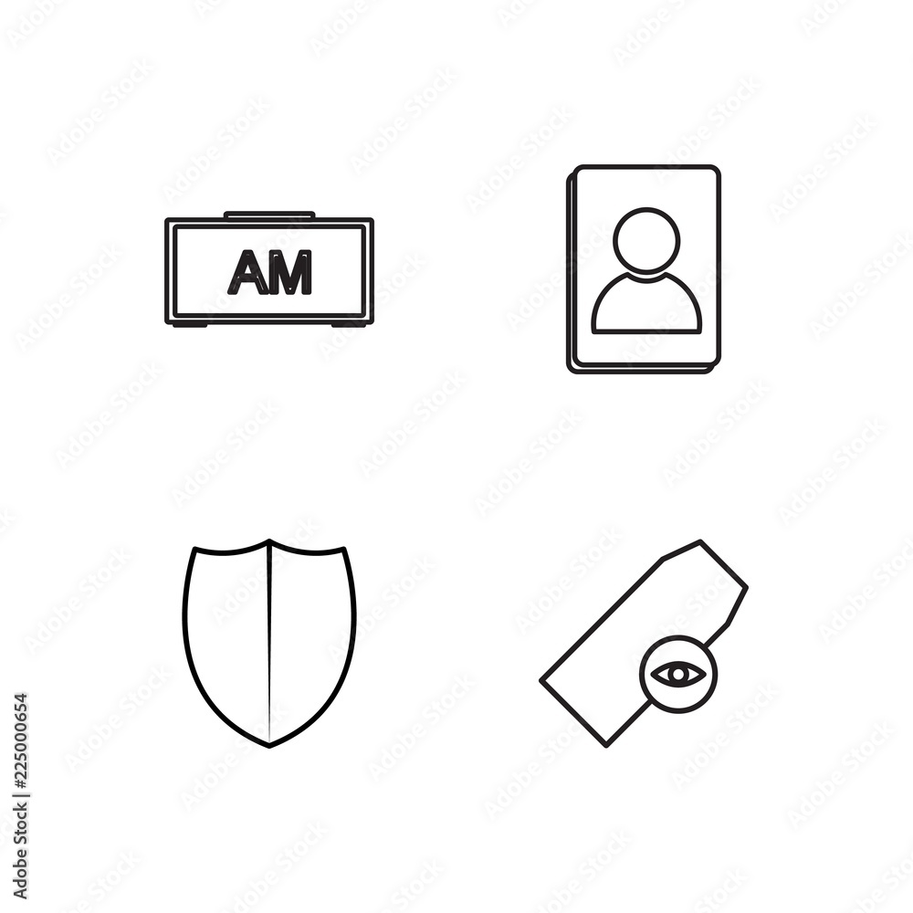 business simple outlined icons set business simple outlined icons set