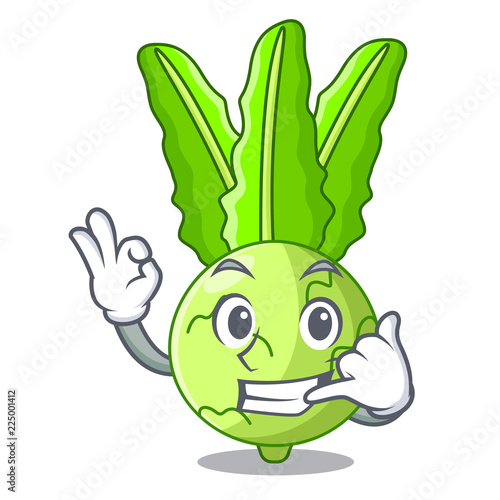 Call me fresh cabbage kohlrabi on the mascot