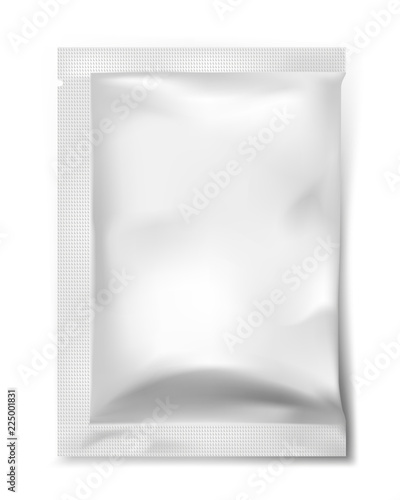 Realistic foil pouch.