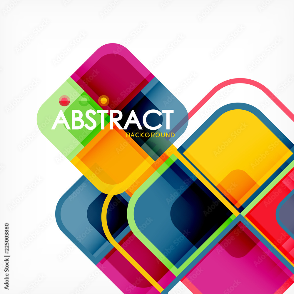 Abstract background, square shapes geometric composition Abstract background, square shapes geometric composition