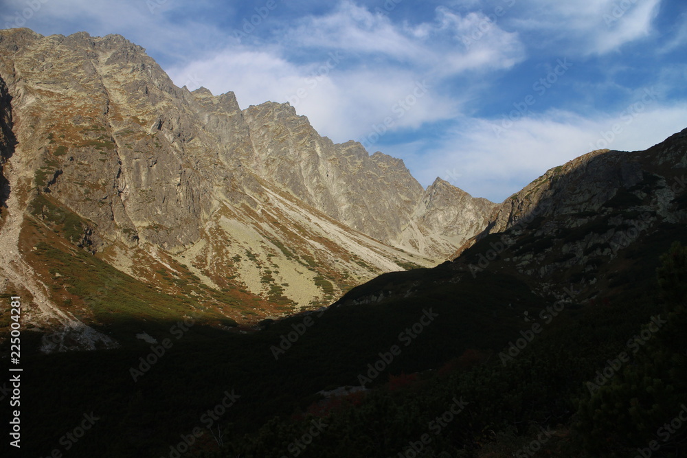 Mengusovská dolina (Mengusovska valley) in High Tatras, Slovakia