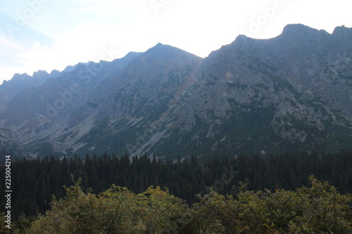 Path to Popradske pleso lake, High Tatras, Slovakia