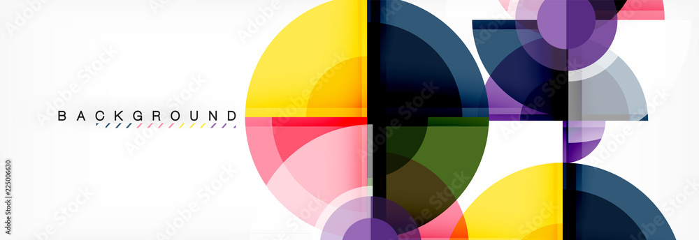 Obraz premium Circle abstract background