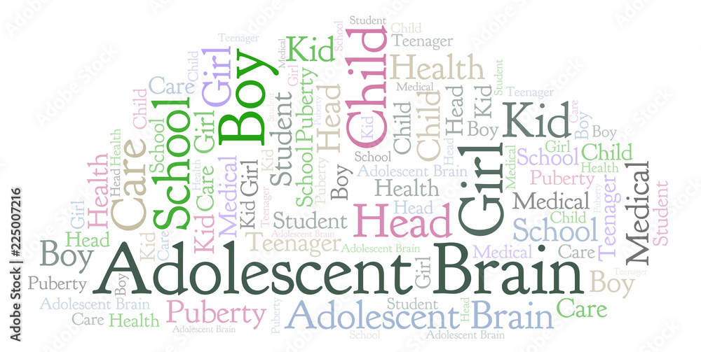 Adolescent Brain word cloud. Adolescent Brain word cloud.