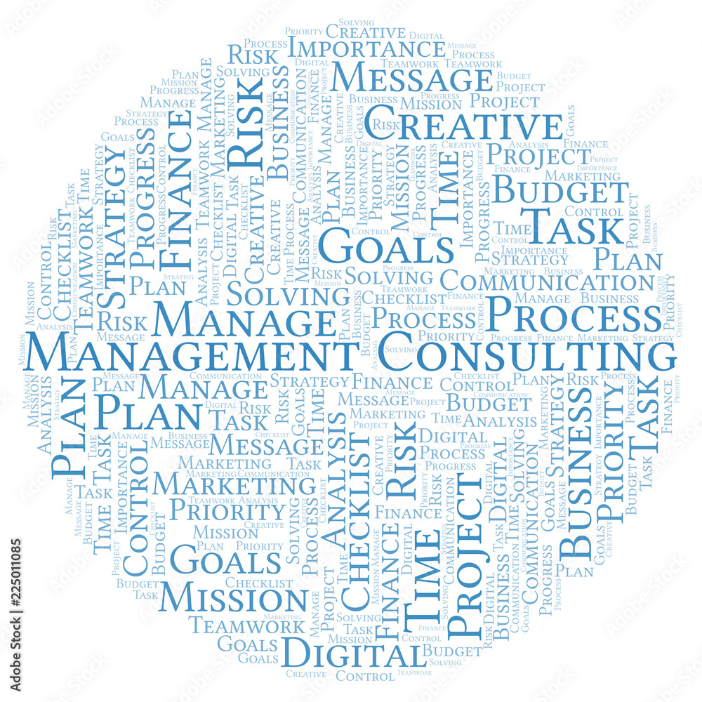 Management Consulting word cloud, made with text only. Management Consulting word cloud, made with text only.