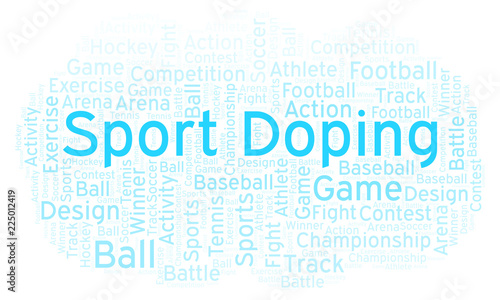 Sport Doping word cloud.