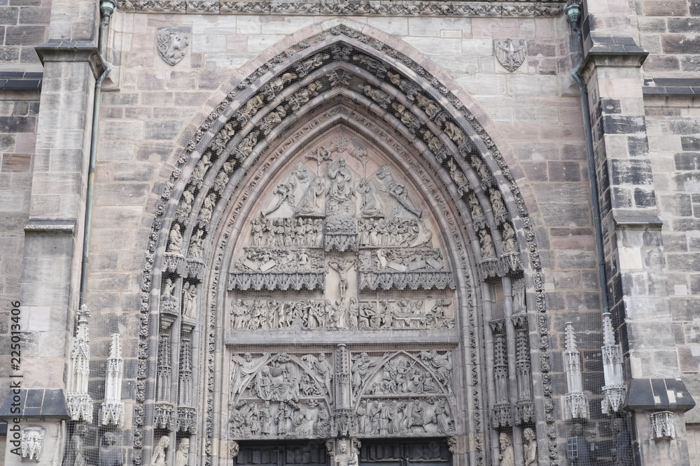 Fototapeta premium View of the church of Nuremberg