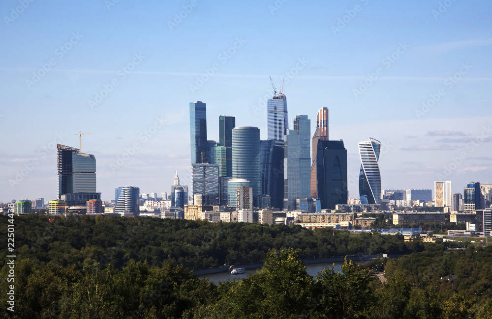 Moscow landscape, view of the City.