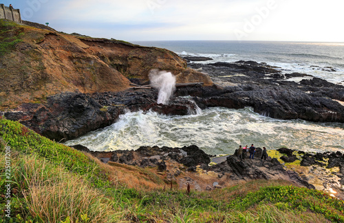     Along the Oregon Coast: The Spouting Horn photo