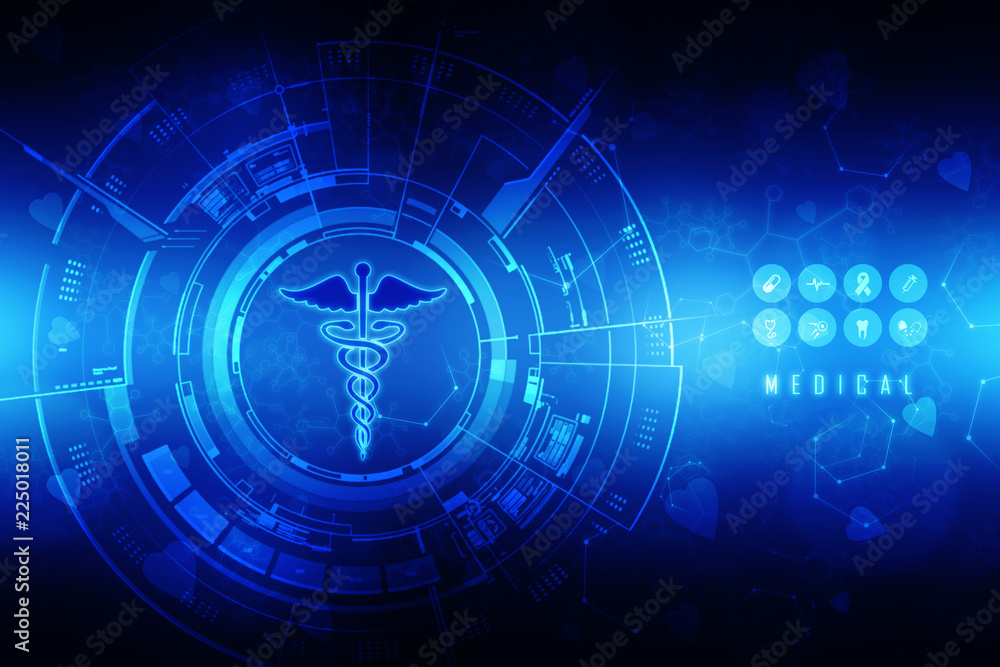 2d illustration Health care and medical logo 2d illustration Health care and medical logo
