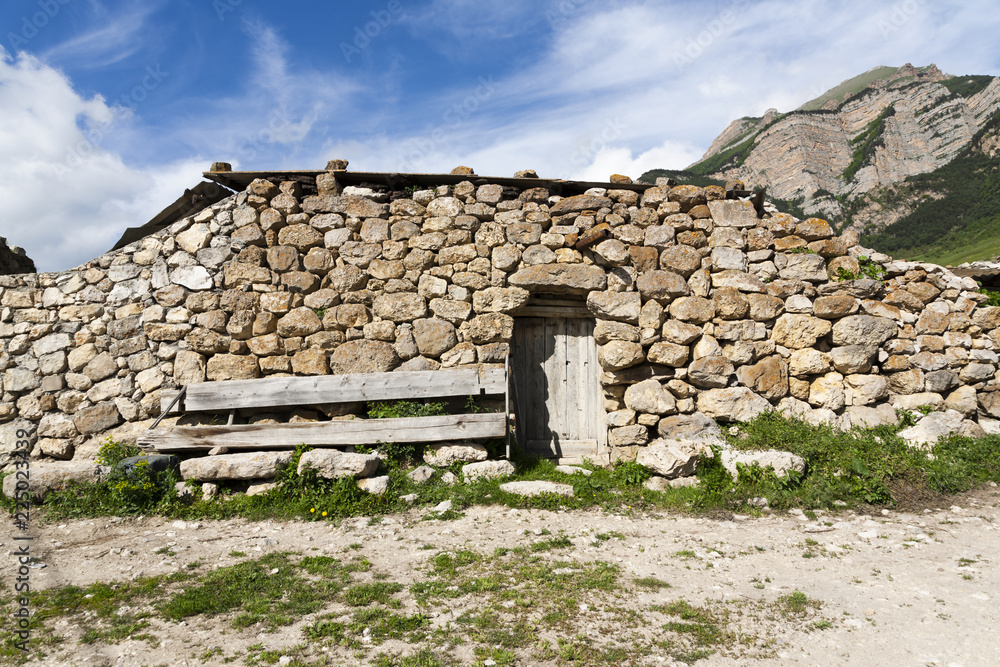 The old house is in the village of the mountains. The old house is in the village of the mountains.