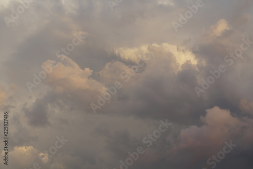 Clouds for a background close-up.