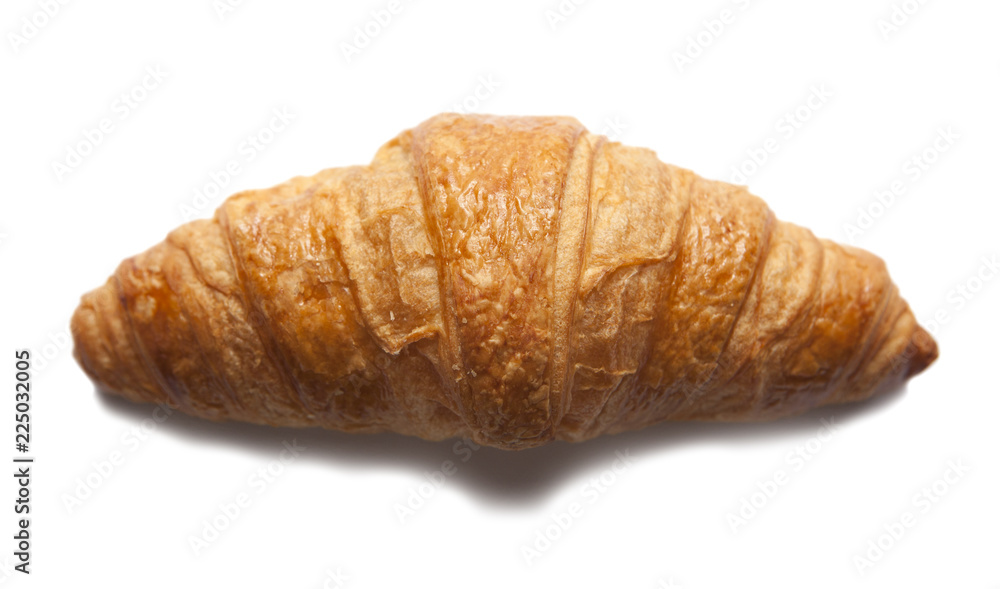 croissant frais sur fond blanc croissant frais sur fond blanc