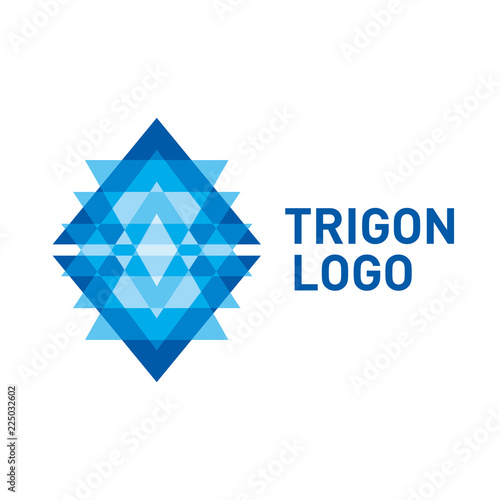 Triangle logo symbol.