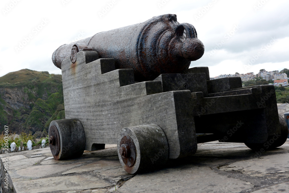 cannon in Ilfracombe