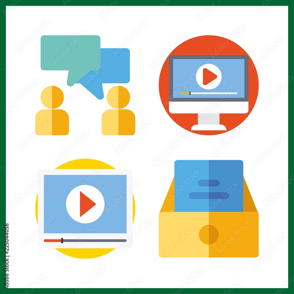 touchscreen icons set. cheerful, run, view and design graphic works touchscreen icons set. cheerful, run, view and design graphic works