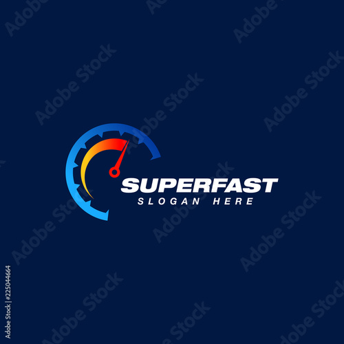 speedometer icon design template. speed indicator vector logo design.