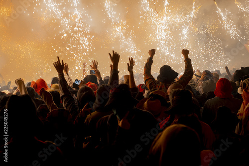 "Correfoc" traditional festival of Catalonia