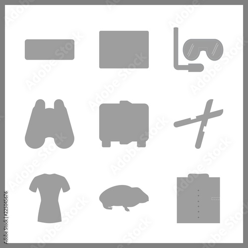 object icon. pruners and safebox vector icons in object set. Use this illustration for object works.
