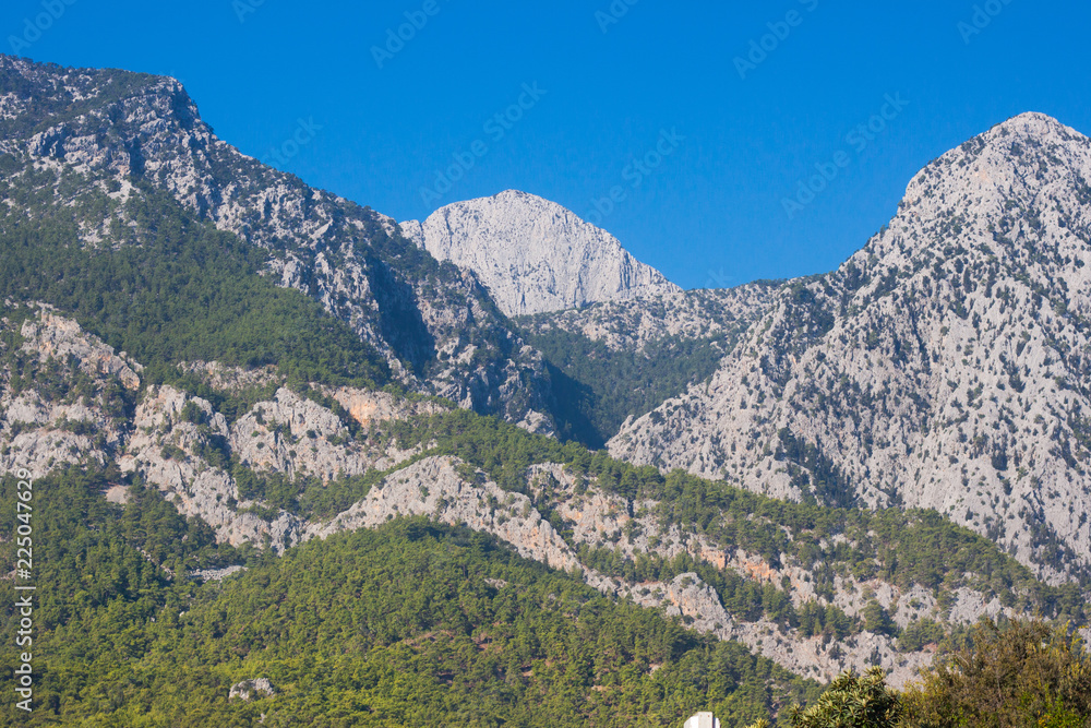 picturesque mountains in Turkey