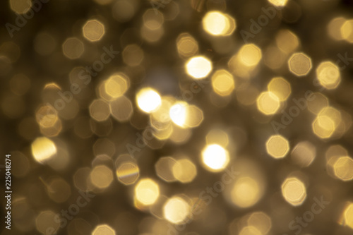 Gold bokeh abstract of light.