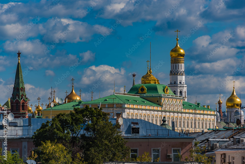 Blick auf Kreml Moskau