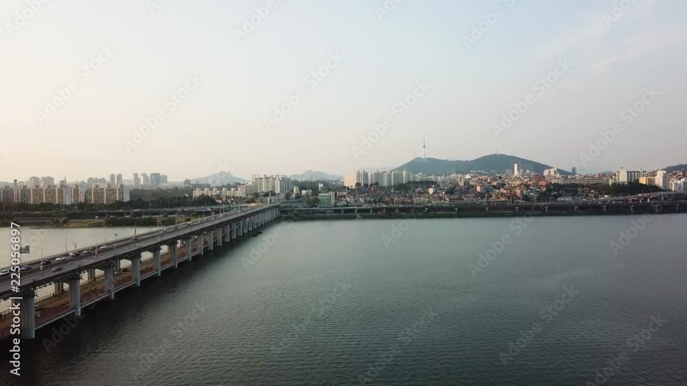 Ariel view at Seoul City Skyline,South Korea. Ariel view at Seoul City Skyline,South Korea.