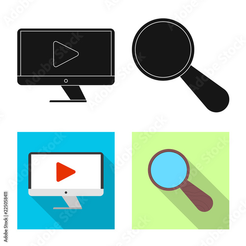 Vector illustration of education and learning icon. Set of education and school stock symbol for web.