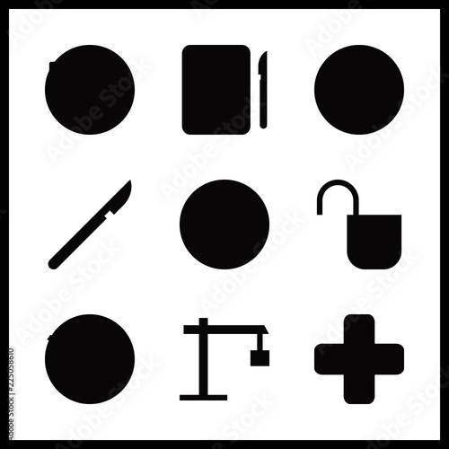 emergency icons set. interior, science, people and smiling graphic works