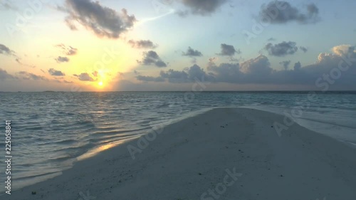 Wallpaper Mural view of the Indian Ocean  in the Maldives in the evening Torontodigital.ca