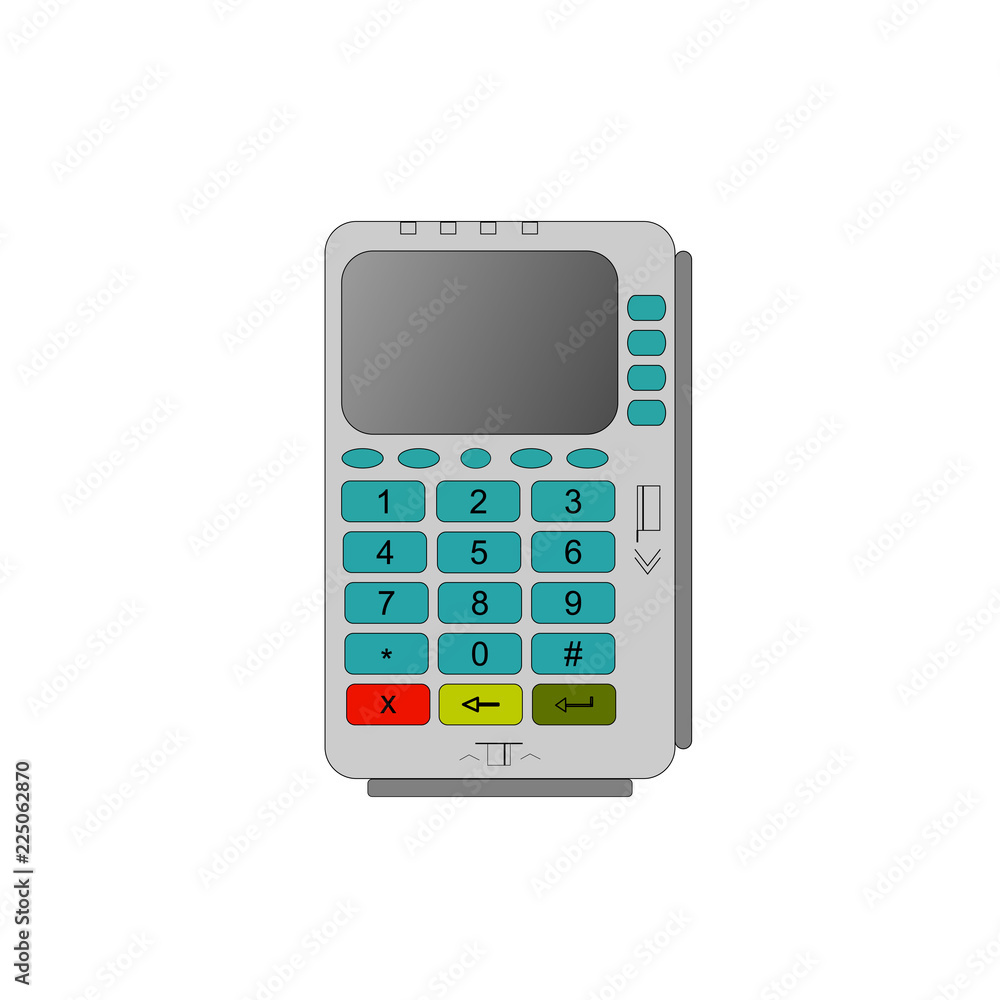 Bank terminal vector illustration
Bank terminal vector illustration