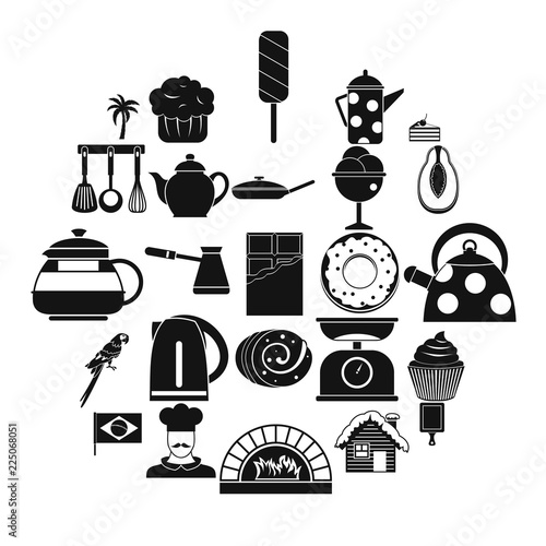 Tavern icons set. Simple set of 25 tavern vector icons for web isolated on white background