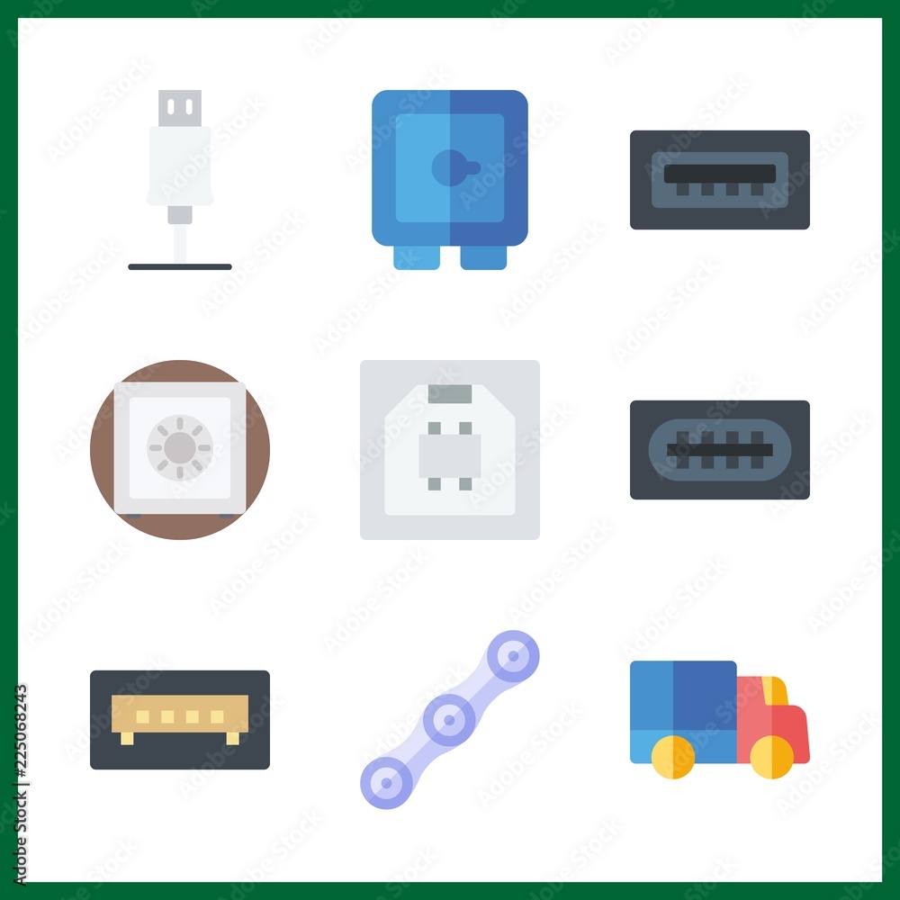 9 storage icons set 9 storage icons set