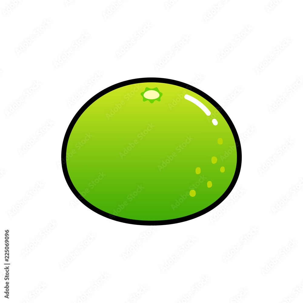 緑色のみかん 緑色のみかん
