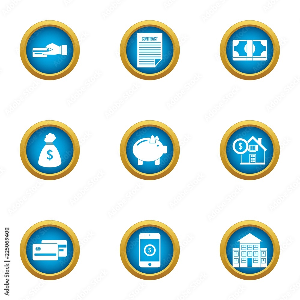 Introduce icons set. Flat set of 9 introduce vector icons for web isolated on white background Introduce icons set. Flat set of 9 introduce vector icons for web isolated on white background