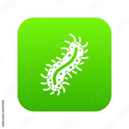 Cell of dangerous virus icon digital green for any design isolated on white vector illustration