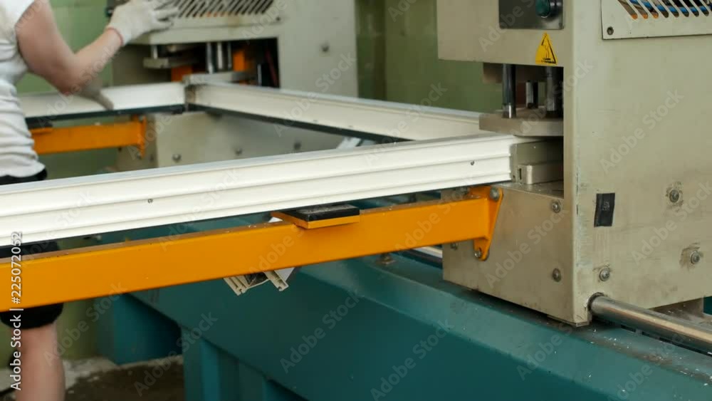 Production and manufacturing of pvc windows, pvc window frame is ...