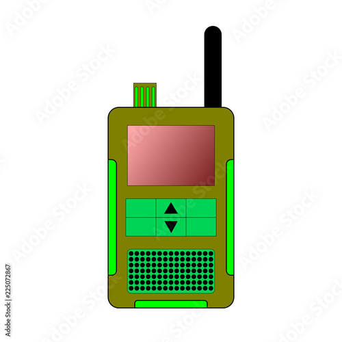 Radio transmitter vector image