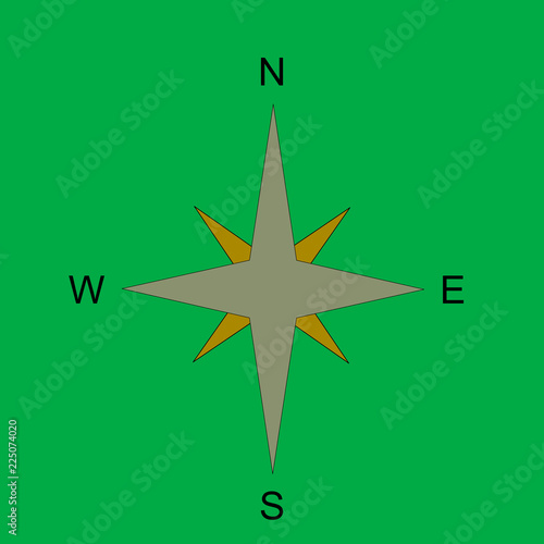 Compass vector image